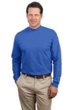 Port & Co Essential Mock Turtleneck. PC61M Royal