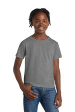 Port & Co Youth Essential Tee. PC61Y Athletic Heather