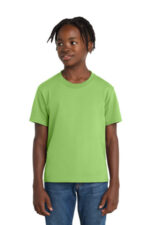 Port & Co Youth Essential Tee. PC61Y Lime