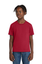 Port & Co Youth Essential Tee. PC61Y Red