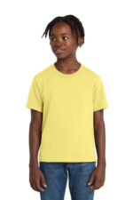 Port & Co Youth Essential Tee. PC61Y Yellow