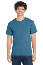 Port & Co Essential Tee. PC61 Colonial Blue