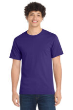 Port & Co Essential Tee. PC61 Purple