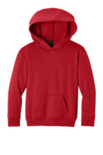 Port & Co Youth Easy Fleece Pullover Hooded Sweatshirt PC68YH Red
