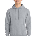 Port & Co Core Fleece Pullover Hooded Sweatshirt. PC78H Athletic Heather
