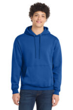 Port & Co Core Fleece Pullover Hooded Sweatshirt. PC78H Royal