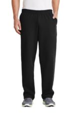 Port & Co Core Fleece Sweatpant with Pockets. PC78P Jet Black