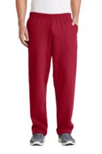 Port & Co Core Fleece Sweatpant with Pockets. PC78P Red