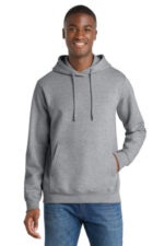 Port & Co Fan Favorite Fleece Pullover Hooded Sweatshirt. PC850H Athletic Heather