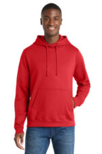 Port & Co Fan Favorite Fleece Pullover Hooded Sweatshirt. PC850H Bright Red