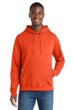 Port & Co Fan Favorite Fleece Pullover Hooded Sweatshirt. PC850H Orange