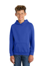 Port & Co Youth Fan Favorite Fleece Pullover Hooded Sweatshirt. PC850YH True Royal