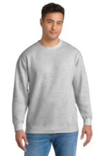 Port & Co Tall Essential Fleece Crewneck Sweatshirt. PC90T Ash
