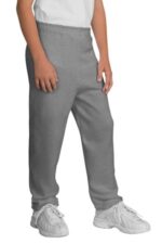 Port & Co Youth Core Fleece Sweatpant. PC90YP Athletic Heather
