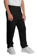 Port & Co Youth Core Fleece Sweatpant. PC90YP Jet Black