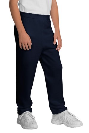 Port & Co Youth Core Fleece Sweatpant. PC90YP Navy