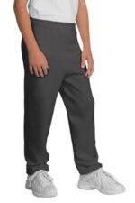 Port & Co Youth Core Fleece Sweatpant. PC90YP Charcoal