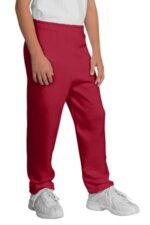 Port & Co Youth Core Fleece Sweatpant. PC90YP Red