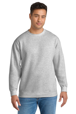 Port & Co Essential Fleece Crewneck Sweatshirt. PC90 Ash