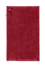 Port Authority Grommeted Hemmed Towel PT400 Red