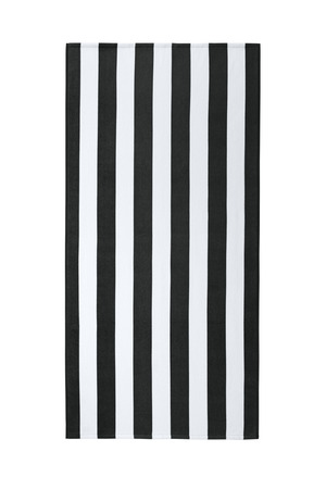 Port Authority Value Cabana Stripe Beach Towel PT45 Black