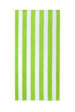 Port Authority Value Cabana Stripe Beach Towel PT45 Bright Lime