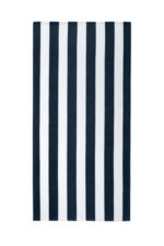 Port Authority Value Cabana Stripe Beach Towel PT45 Navy