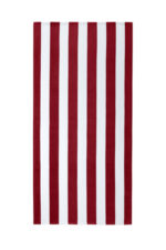 Port Authority Value Cabana Stripe Beach Towel PT45 Red