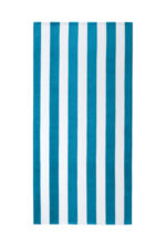 Port Authority Value Cabana Stripe Beach Towel PT45 Turquoise