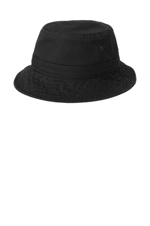 Port Authority Bucket Hat. PWSH2 Black
