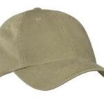 Port Authority Garment-Washed Cap. PWU Khaki