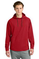 Richardson Charge Performance Fleece Long Sleeve Hoodie RA7200LSH Red