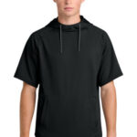 Richardson Charge Performance Fleece Short Sleeve Hoodie RA7200SSH Black