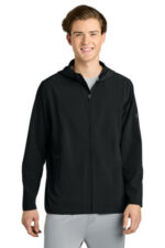 Richardson Barrage Hooded Wind Jacket RA7400FZH Black