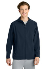Richardson Barrage Hooded Wind Jacket RA7400FZH Navy