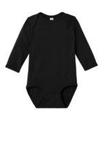 Rabbit Skins Infant Long Sleeve Jersey Bodysuit RS4421 Black