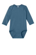 Rabbit Skins Infant Long Sleeve Jersey Bodysuit RS4421 Indigo