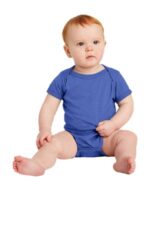 Rabbit Skins Infant Vintage Fine Jersey Bodysuit . RS4424 Vintage Royal