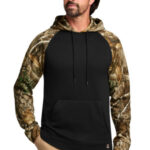 Russell Outdoors Realtree Performance Colorblock Pullover Hoodie RU451 Black/ Realtree Edge