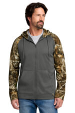 Russell Outdoors Realtree Performance Colorblock Full-Zip Hoodie RU452 Magnet/ Realtree Edge