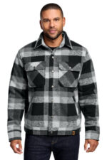 Russell Outdoors Basin Jacket RU550 Deep Black Plaid
