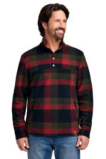 Russell Outdoors Basin Snap Pullover RU551 RU551 Red Plaid