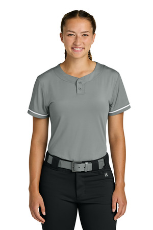 Richardson Women's Select 2-Button Softball Jersey RW7220 Grey