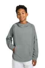 Richardson Youth Charge Performance Fleece Long Sleeve Hoodie RY7200LSH Grey