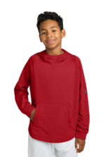 Richardson Youth Charge Performance Fleece Long Sleeve Hoodie RY7200LSH Red