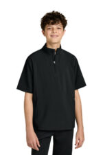 Richardson Youth Barrage Wind Shirt RY7400SSQ Black