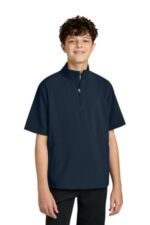 Richardson Youth Barrage Wind Shirt RY7400SSQ Navy