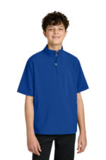 Richardson Youth Barrage Wind Shirt RY7400SSQ Royal
