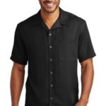 Port Authority Easy Care Camp Shirt. S535 Black