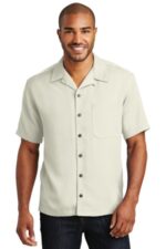 Port Authority Easy Care Camp Shirt. S535 Ivory